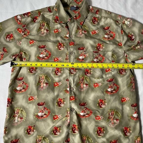Burnside button up all over graphic size L - Picture 2 of 5